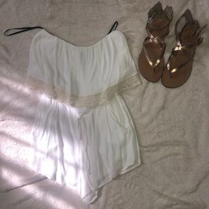 WHITE ROMPER